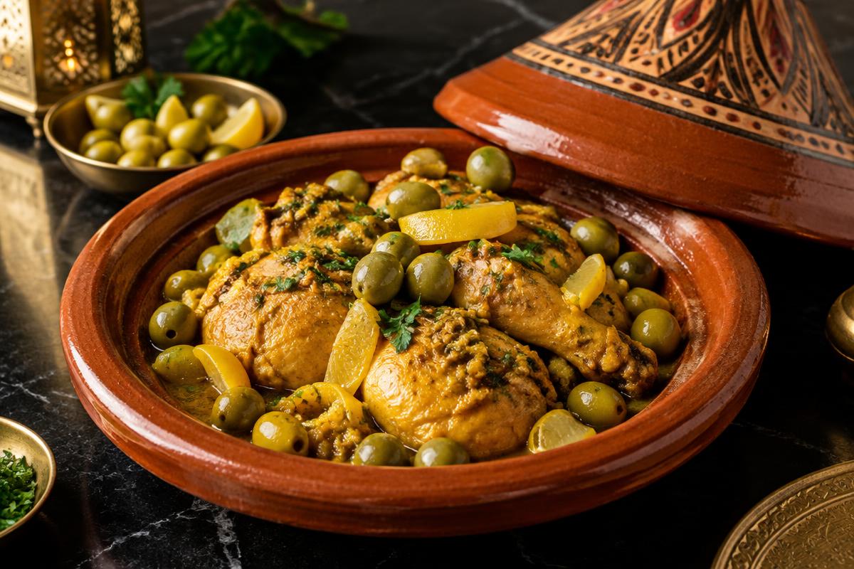 Tagine de poulet ou de viande